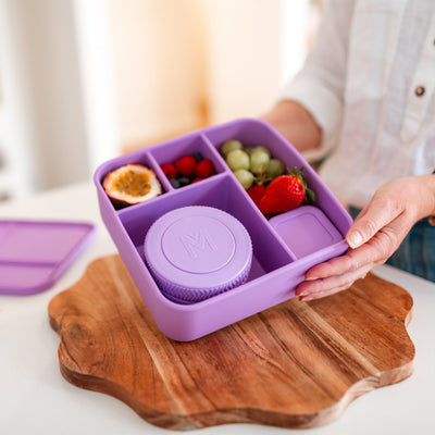 MontiiCo Mini Food Jar in Silicone Lunchbox