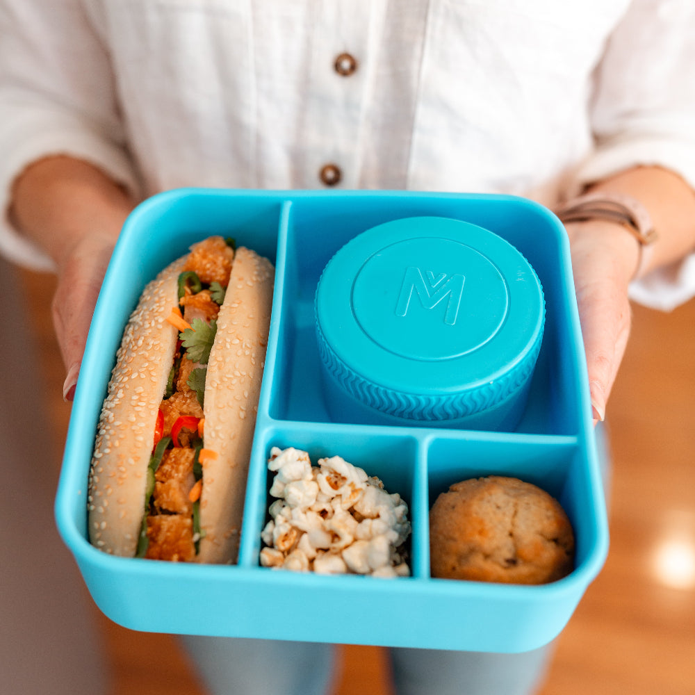 MontiiCo Mini Food Jar in Silicone Lunchbox