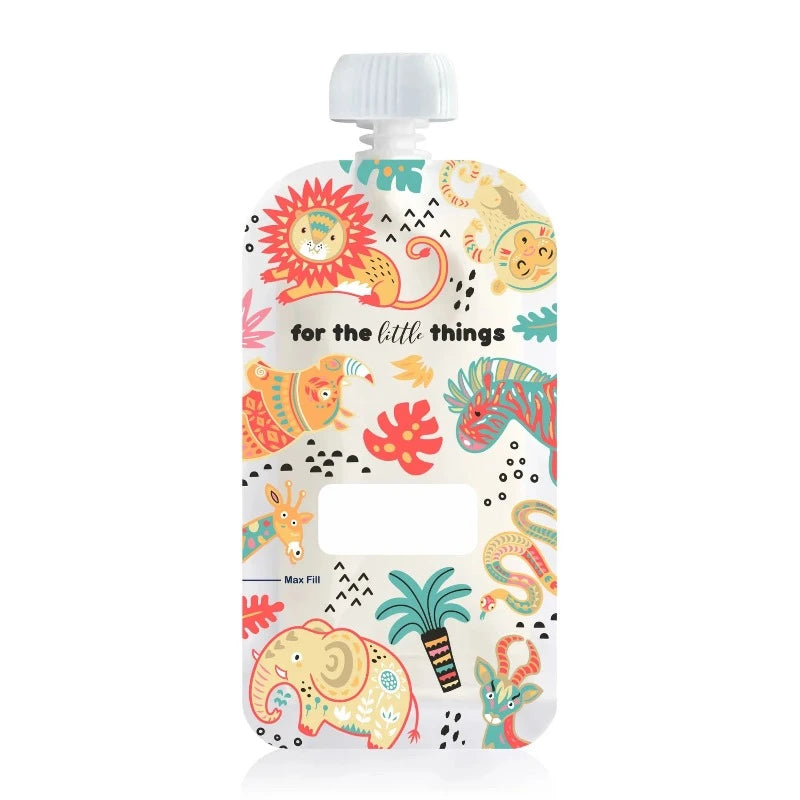 Sinchies food pouches 80ml- safari