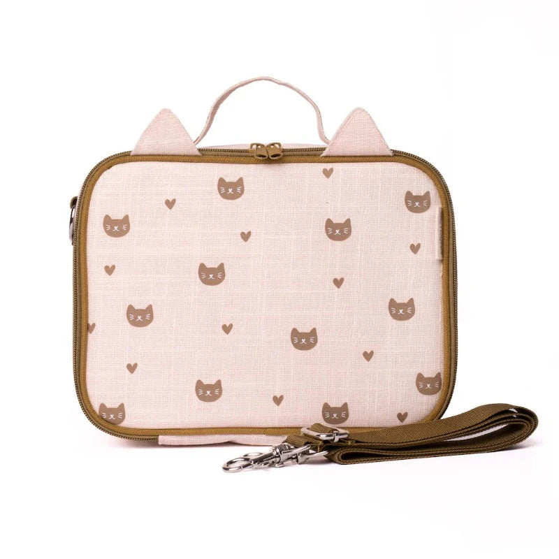 SoYoung lunch bag- cats ears pink