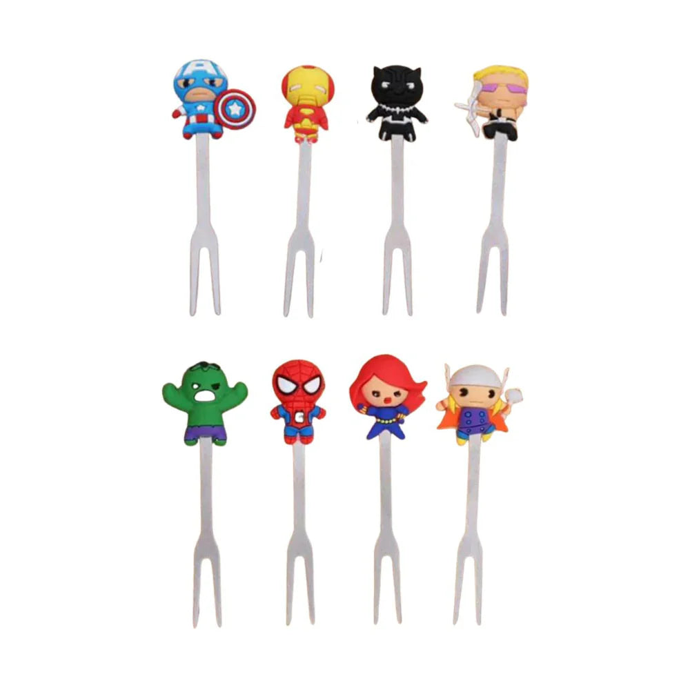 Super hero food forks