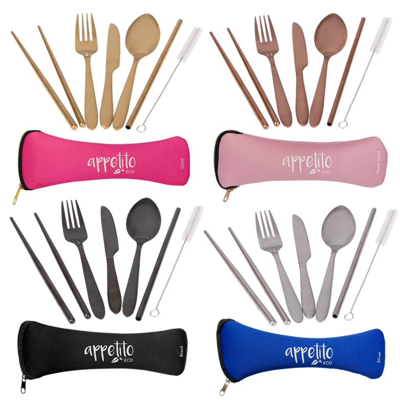 Traveller's 6 piece cutlery set