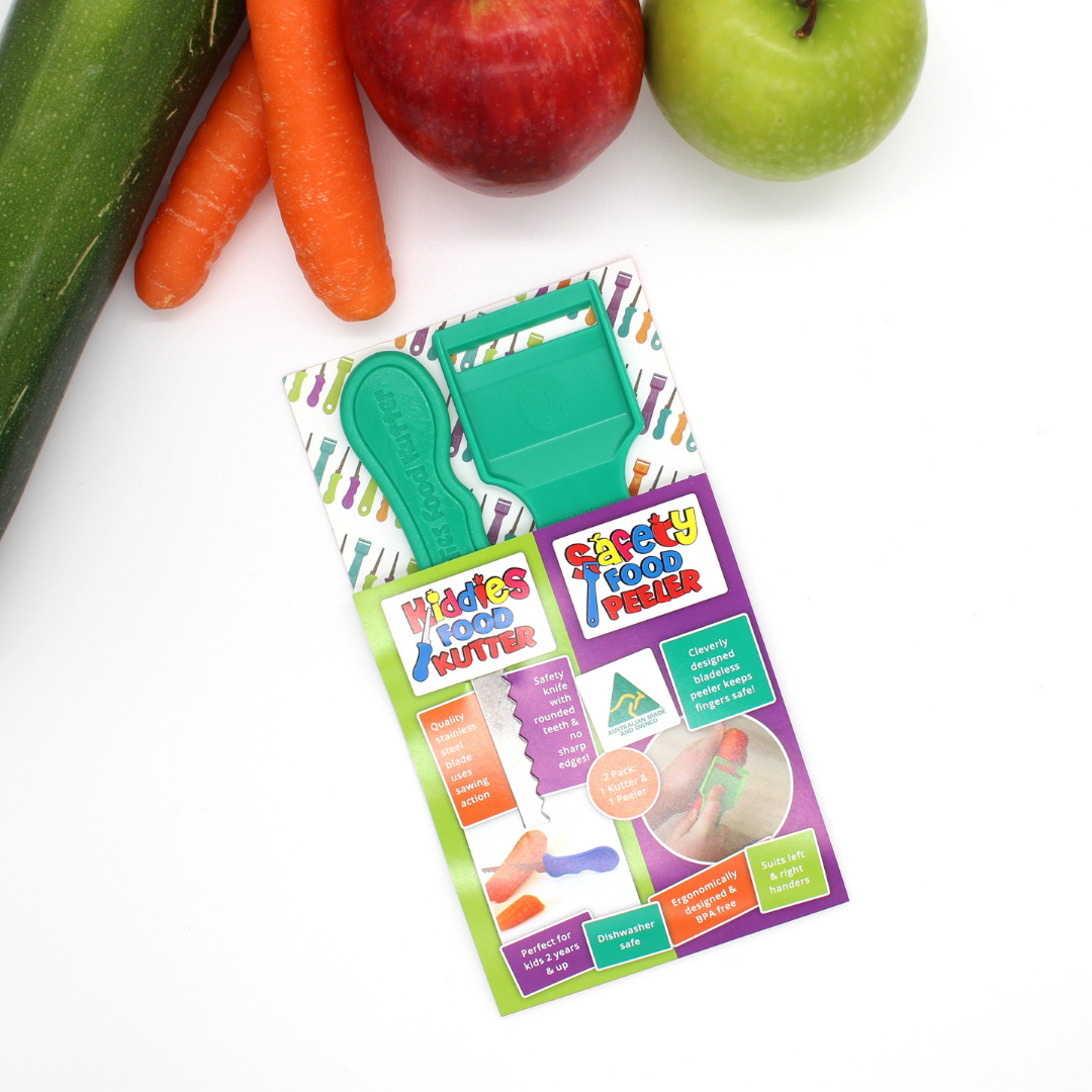 Kiddies Food Kutter and Food Peeler - Twin Pack