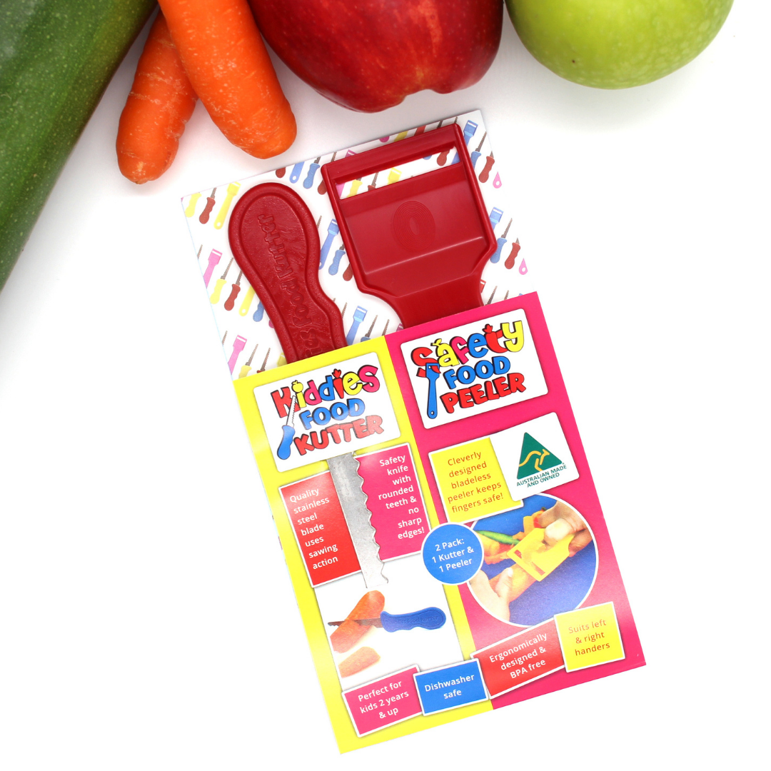 Kiddies Food Kutter and Food Peeler - Twin Pack