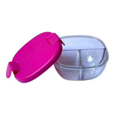 Yumbox snack bowl- raspberry pink