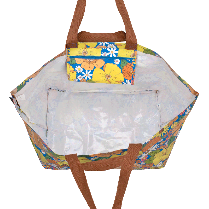 Kollab beach bag- goldie & ace zoe floral