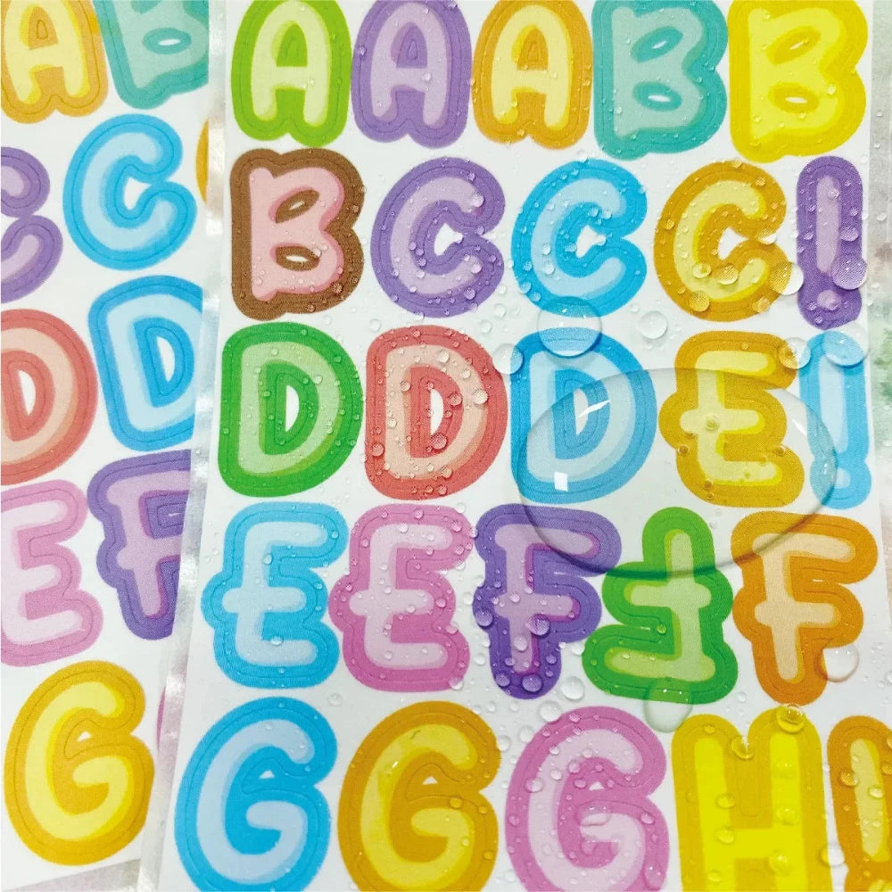 Alphabet Sticker Sheet