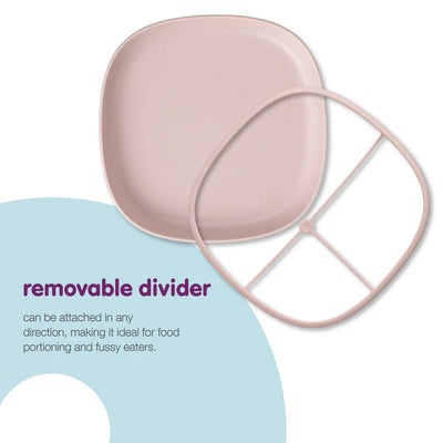 b.box 2 in 1 suction plate - blush