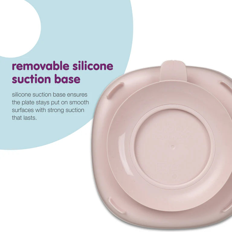 b.box 2 in 1 suction plate - blush