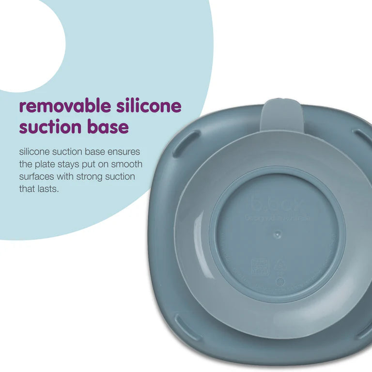 b.box 2 in 1 suction plate - ocean