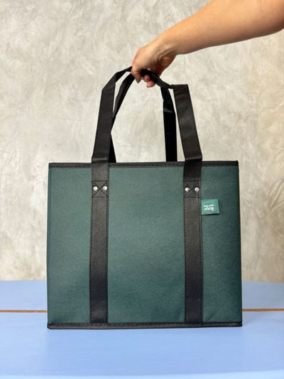 bag with envy box bag- country green