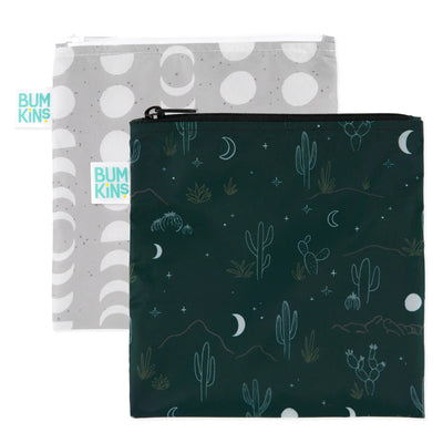 Bumkins reuseable snack bags large- desert night