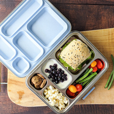 Ecococoon Leak Proof Stainless Steel Bento Lunch Box - 5 Compartments