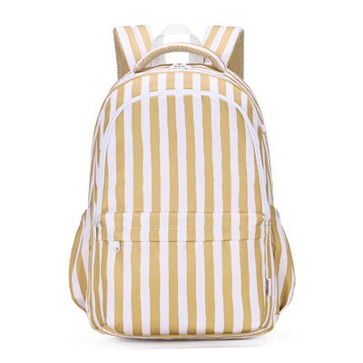 Kinnder campus backpack- mustard stripe