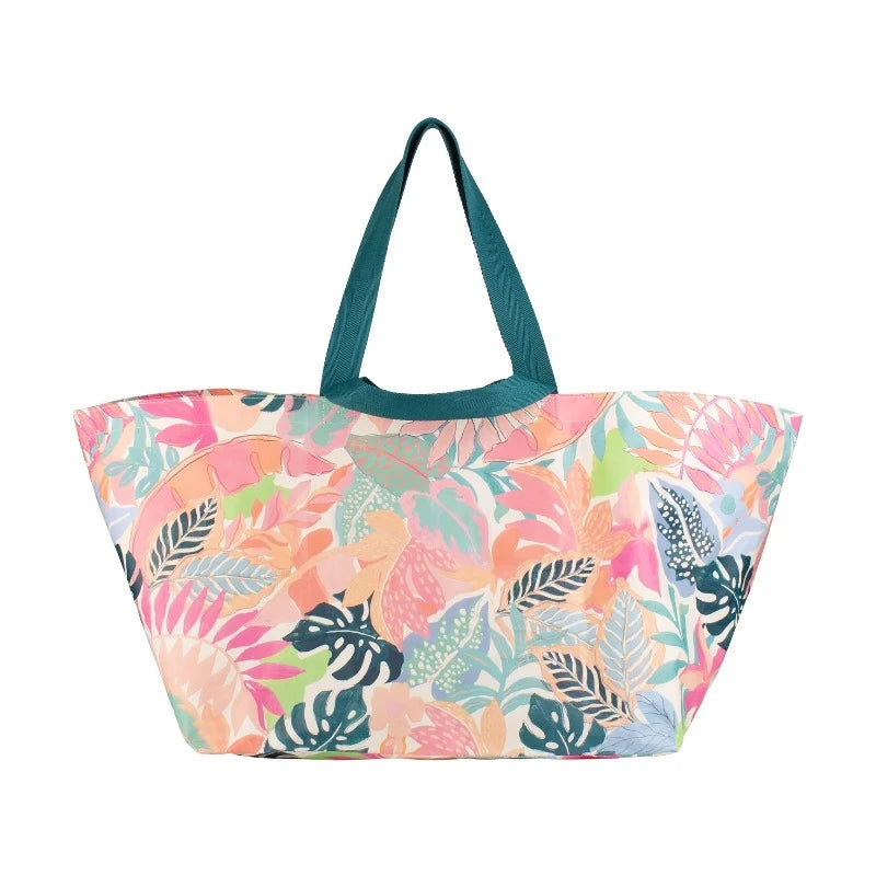 Kollab beach bag- summer garden