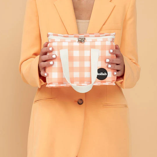 Kollab lunchbox- apricot check