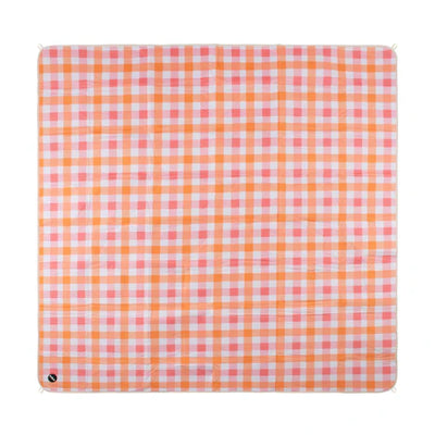 Kollab luxe picnic mat- watermelon peach check