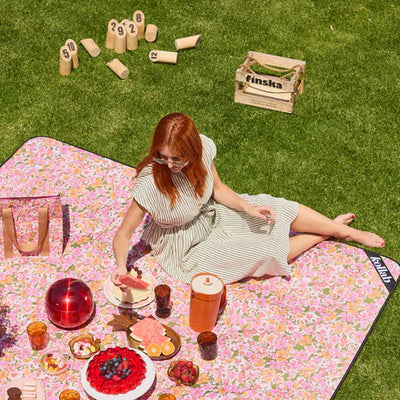 Kollab picnic mat- garden spritz