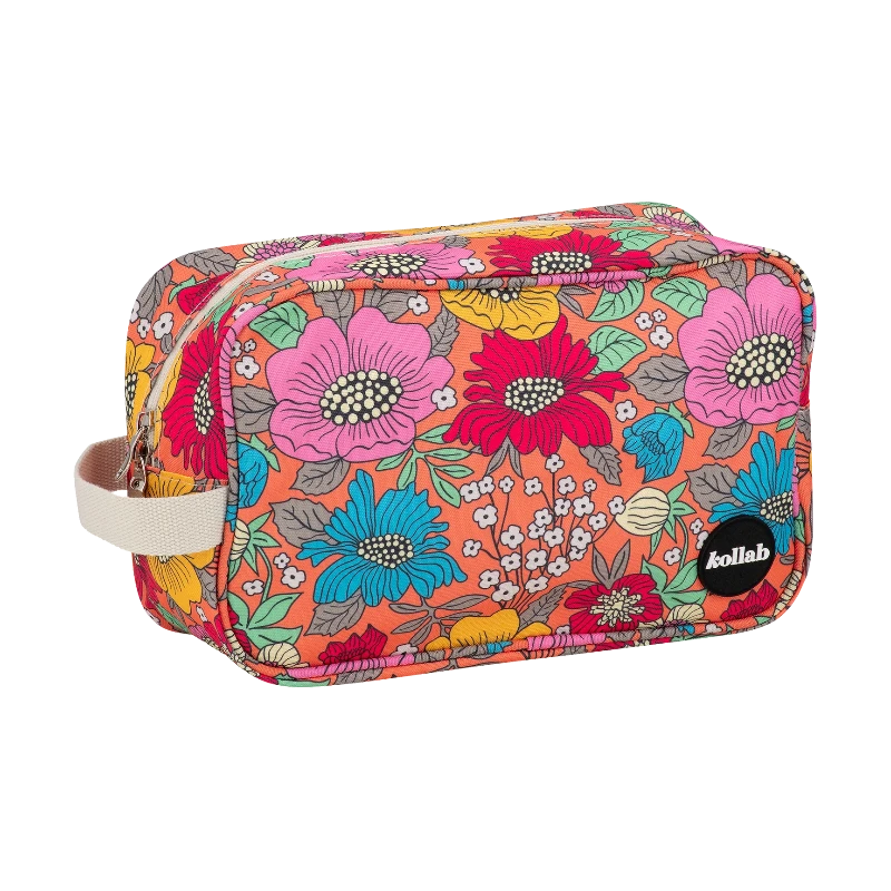 Kollab travel bag- sixties floral