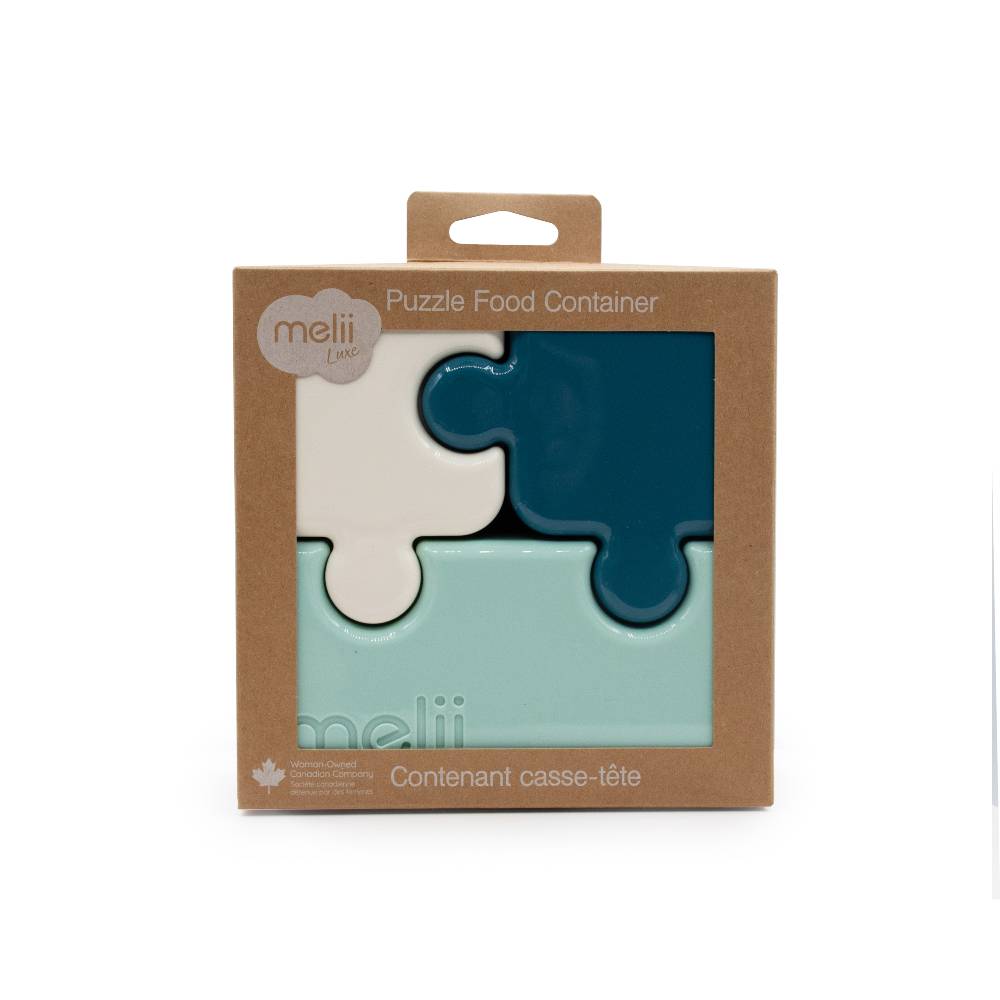 Melii puzzle container- luxe blue