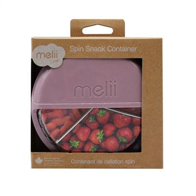 Melii spin snack container- luxe pink