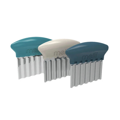 Melii crinkle cutter set- luxe blue