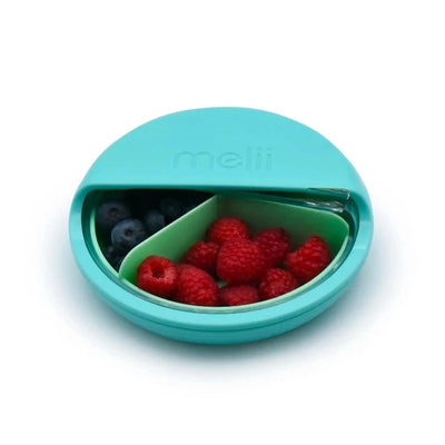 Melii Spin Snack Containers- blue/green