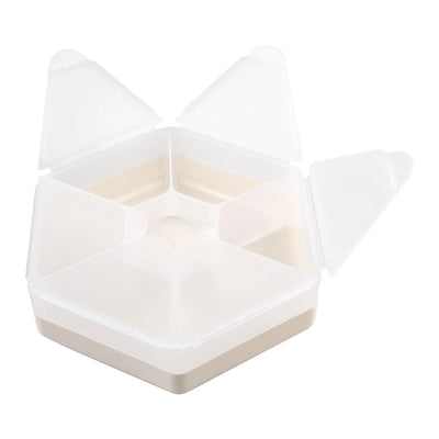 Melii hexagon snackle boxes- ivory