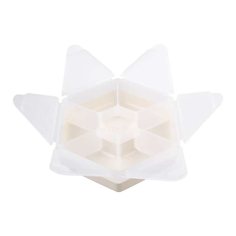 Melii hexagon snackle boxes- ivory