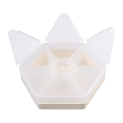 Melii hexagon snackle boxes- ivory