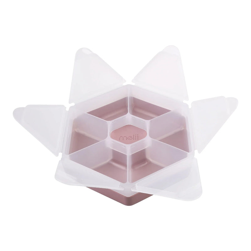 Melii hexagon snackle boxes- pink