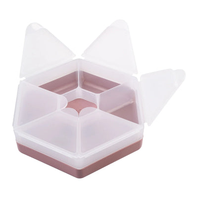 Melii hexagon snackle boxes- pink