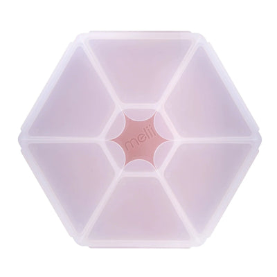 Melii hexagon snackle boxes- pink