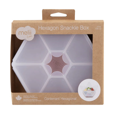 Melii hexagon snackle boxes- pink