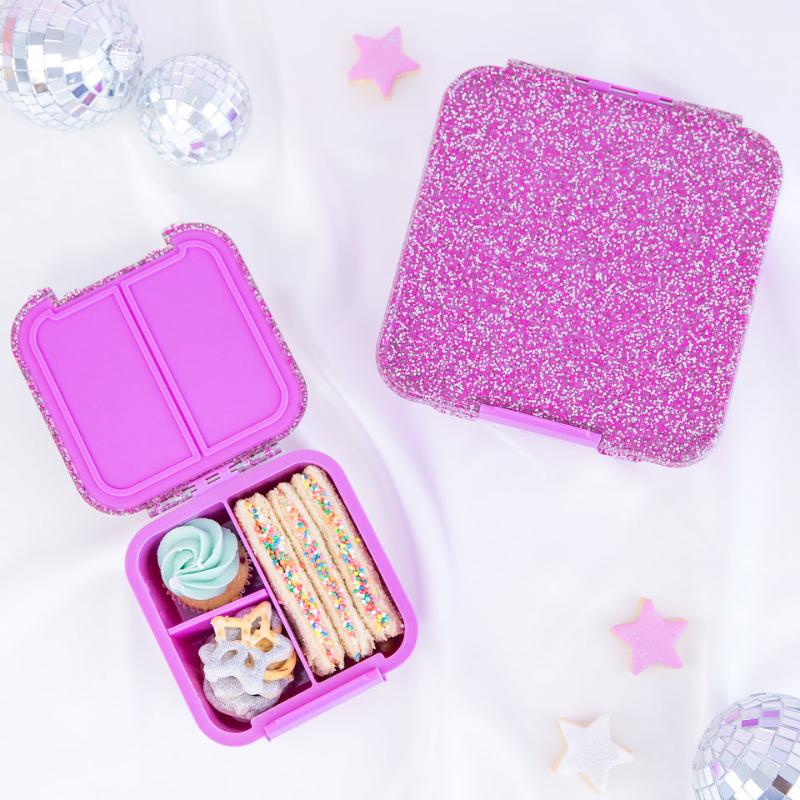 MontiiCo bento 2- magenta glitter