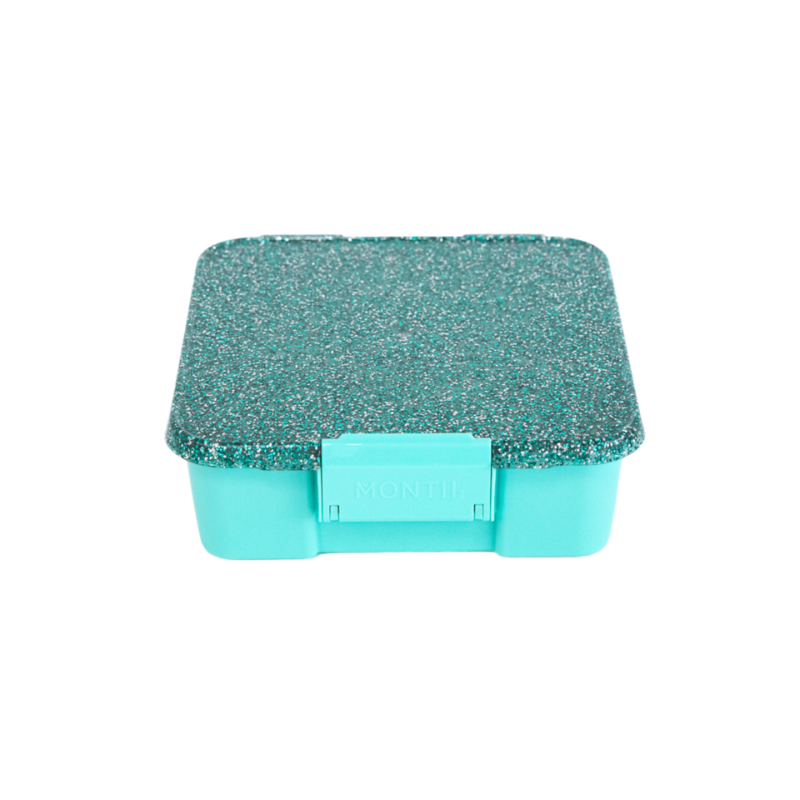 Montiico bento 5- turquoise glitter