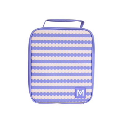 MontiiCo large lunch bag- ripple cloud