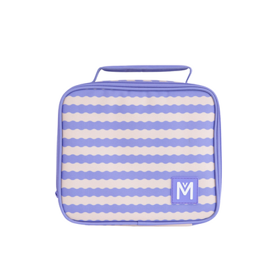 MontiiCo medium lunch bag- ripple cloud