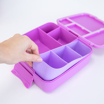 MontiiCo feast bento lunchbox- fuchsia