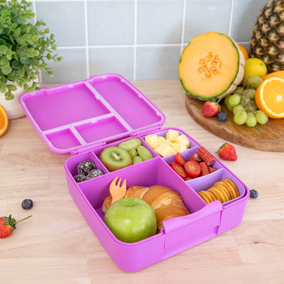 MontiiCo feast bento lunchbox- fuchsia