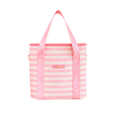 MontiiCo midi cooler bag- ripple camellia