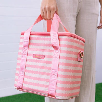 MontiiCo midi cooler bag- ripple camellia