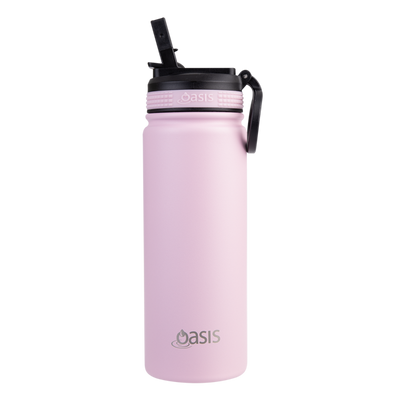 Oasis 550ml Insulated Challenger Sports Bottle - carnation