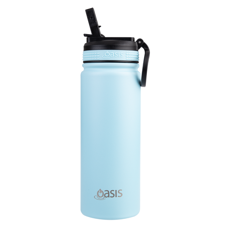 Oasis 550ml Insulated Challenger Sports Bottle - island blue