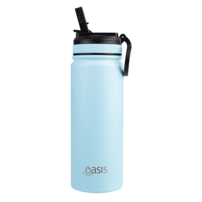 Oasis 550ml Insulated Challenger Sports Bottle - island blue