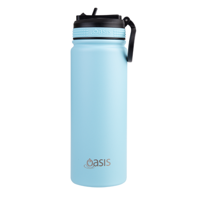 Oasis 550ml Insulated Challenger Sports Bottle - island blue