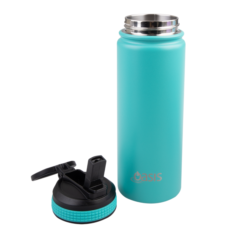 Oasis 550ml Insulated Challenger Sports Bottle - turquoise