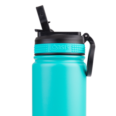 Oasis 550ml Insulated Challenger Sports Bottle - turquoise