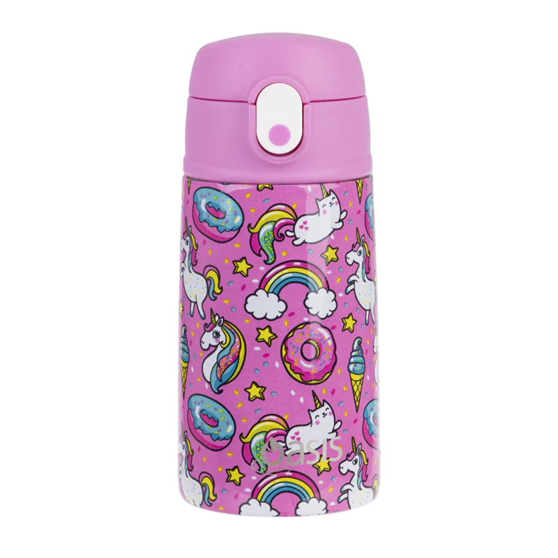 Oasis kids drink bottle- unicorns