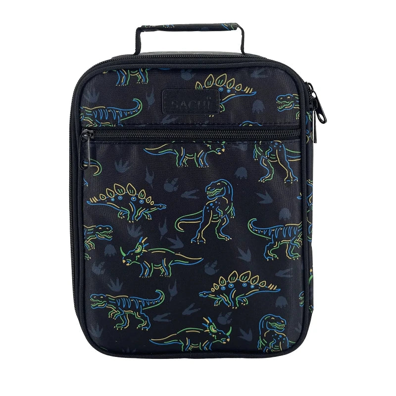 sachi lunch bag- neon dinosaurs